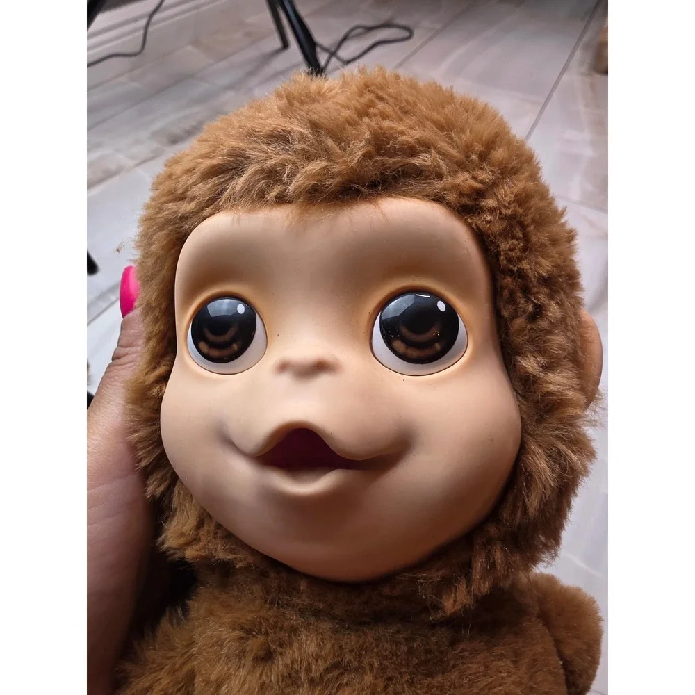 Moose Toys Little Live‎ Pets Mango the Monkey Interactive Plush Brown 2023 26558